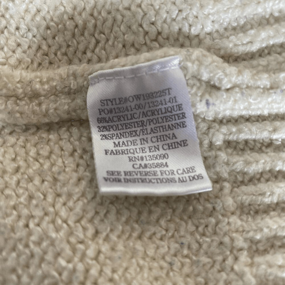 Others Follow Crew Sweater Striped SZ S Brown Cottagecore Neutral Minimalist - Picture 5 of 8